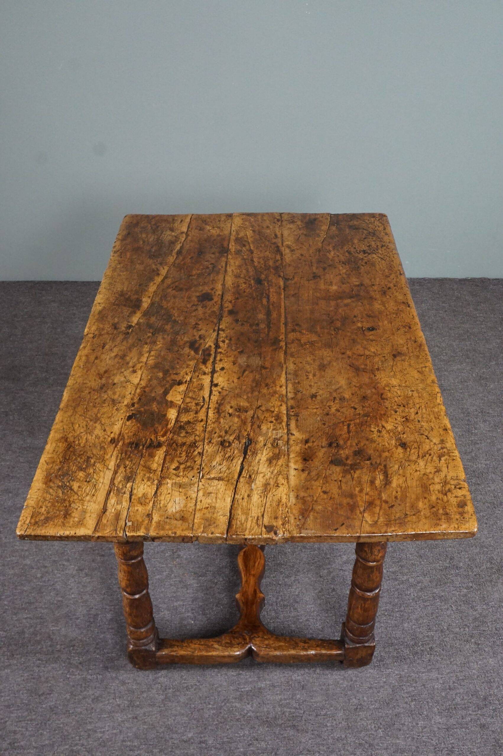 Antique Southern European entry table/side table, 17th century