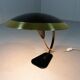 Rare desk lamp in brass & glass 1950’s