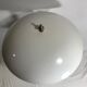 White metal mushroom lamp