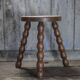 Vintage stool, tripod stool, occasional stool, wooden plant stand,