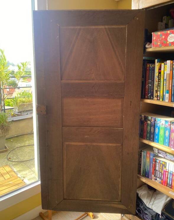 solid oak wardrobe with storage