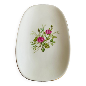 Gien oval serving dish Pompidour model