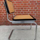 Chair in chrome and black
