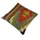 Vintage turkish kilim cushion cover , 40 x 40 cm