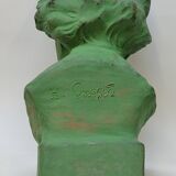Terracotta bust of beethoven signed by henri onesto