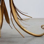 Table basse "Gerbe de blé" de style Coco Chanel, France 1960