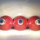 Three "Teti" wall lights Vico Magistretti edition Artemide
