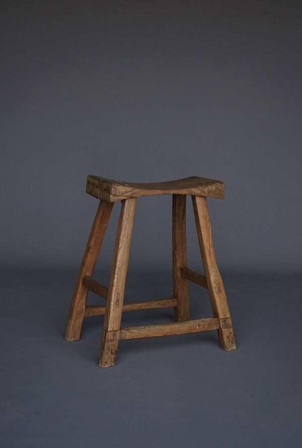 Tabouret rustique chinois