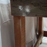 Vintage wooden workbench