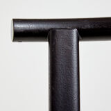 Postmodern style metal framed chair