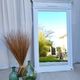 Old matt white mirror