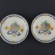 Bernardaud in Limoges, pair of bread plates with Borghese decoration