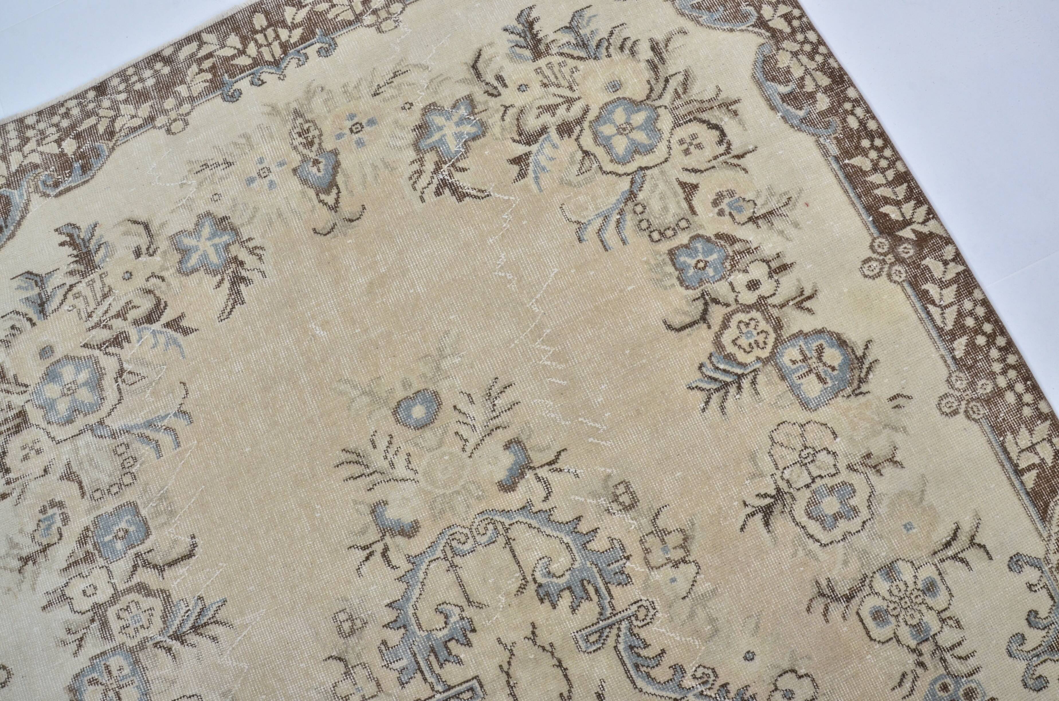 Oushak Turkish Vintage Rug sku 3266