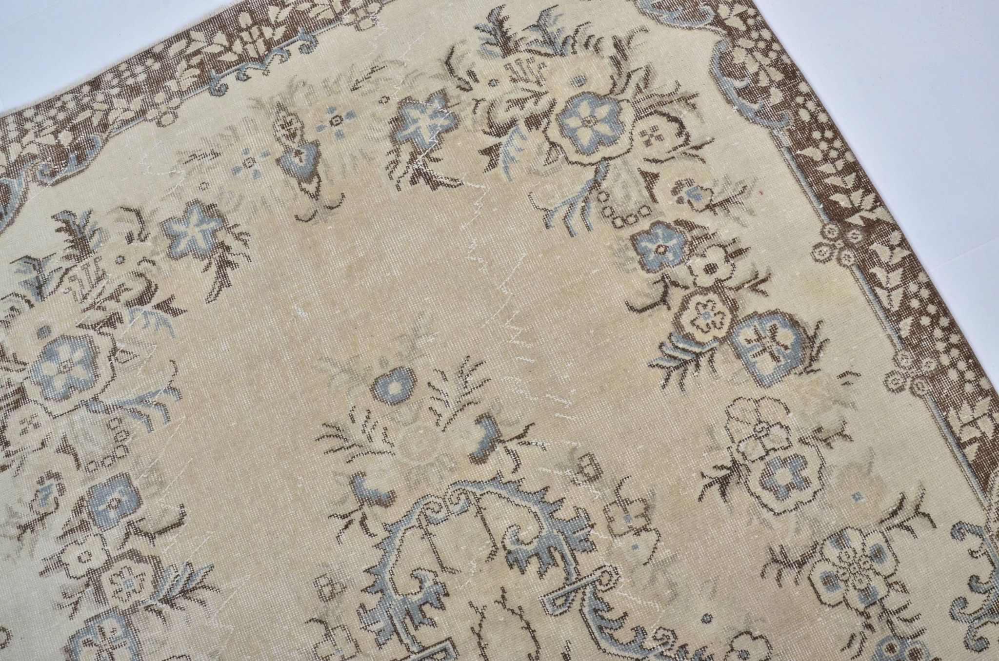 Oushak Turkish Vintage Rug sku 3266