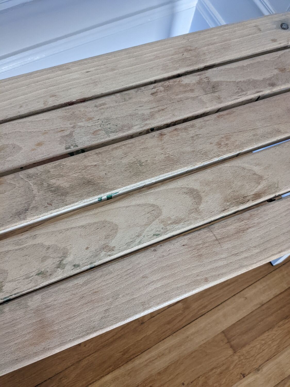 Large vintage school desk