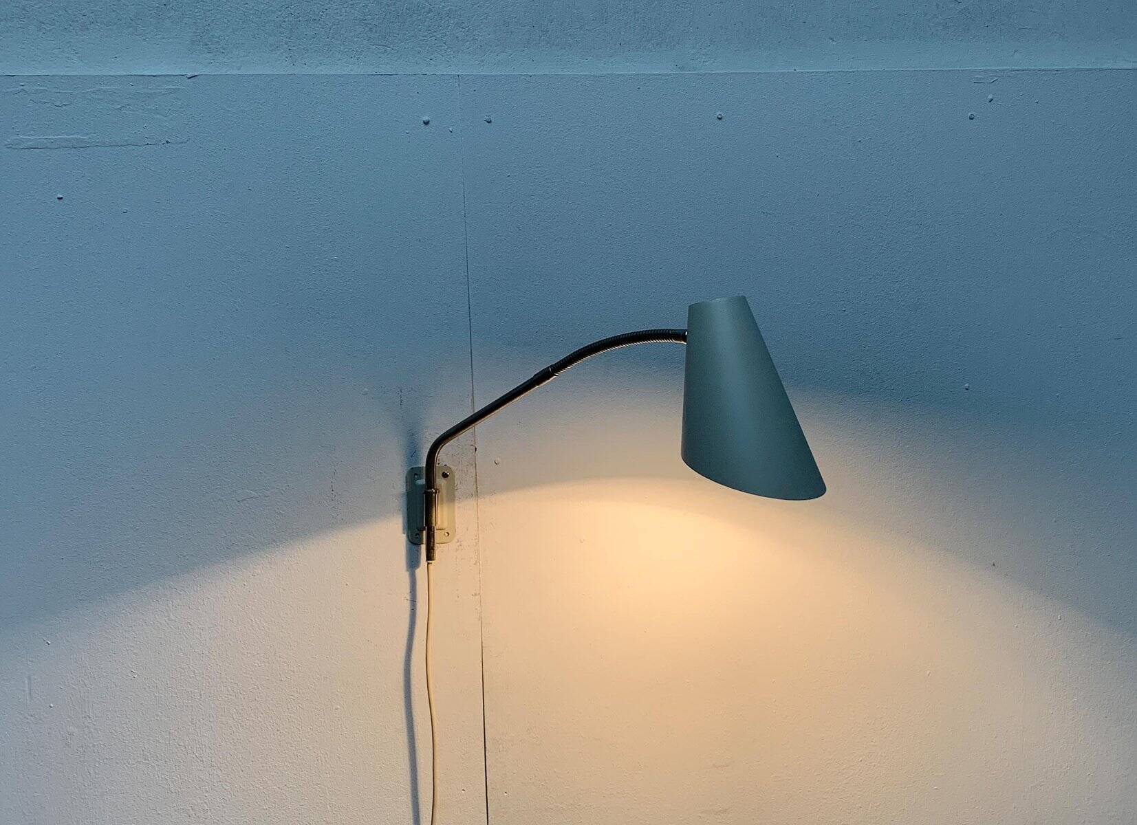 Mid-century German wall sconces by Kaiser Leuchten, set of 2.