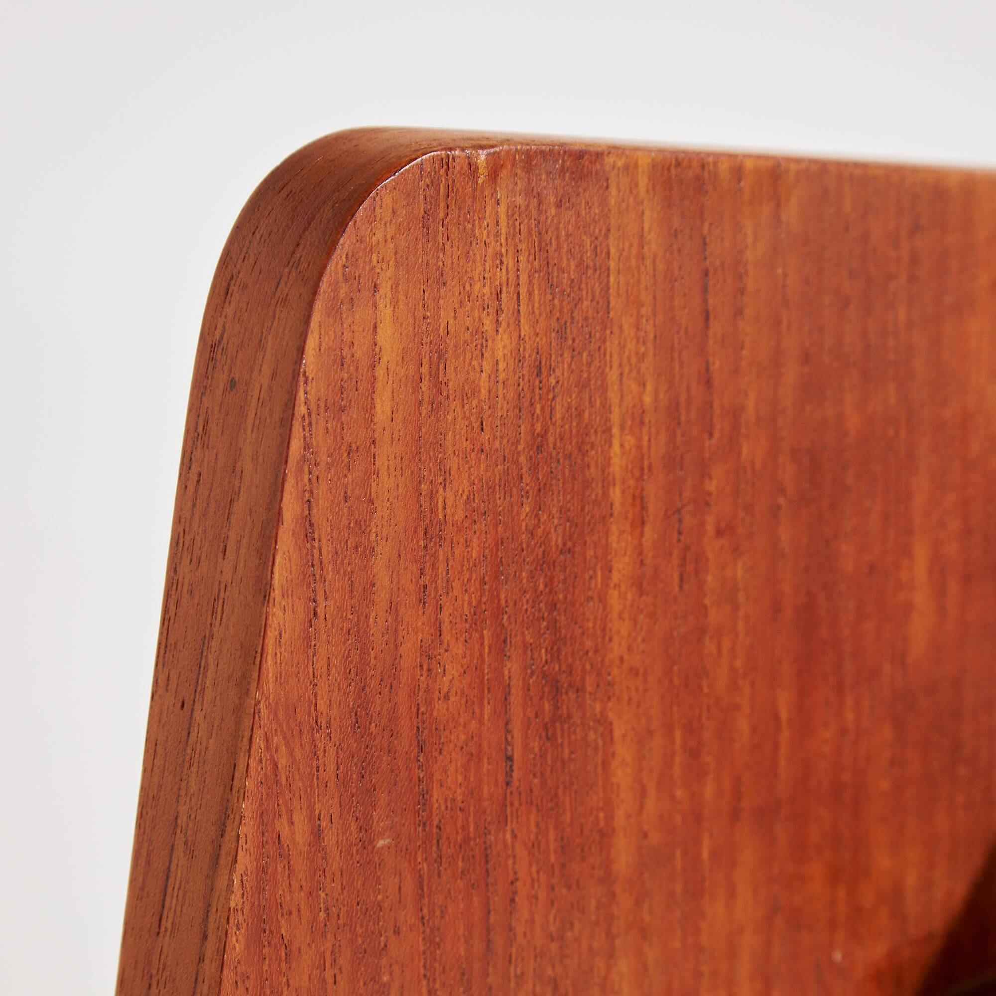 Restored teak bureau desk