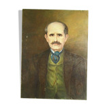 Sign at the bottom right j bergsma table in very good condition dimension: table: 81 x 60 cm