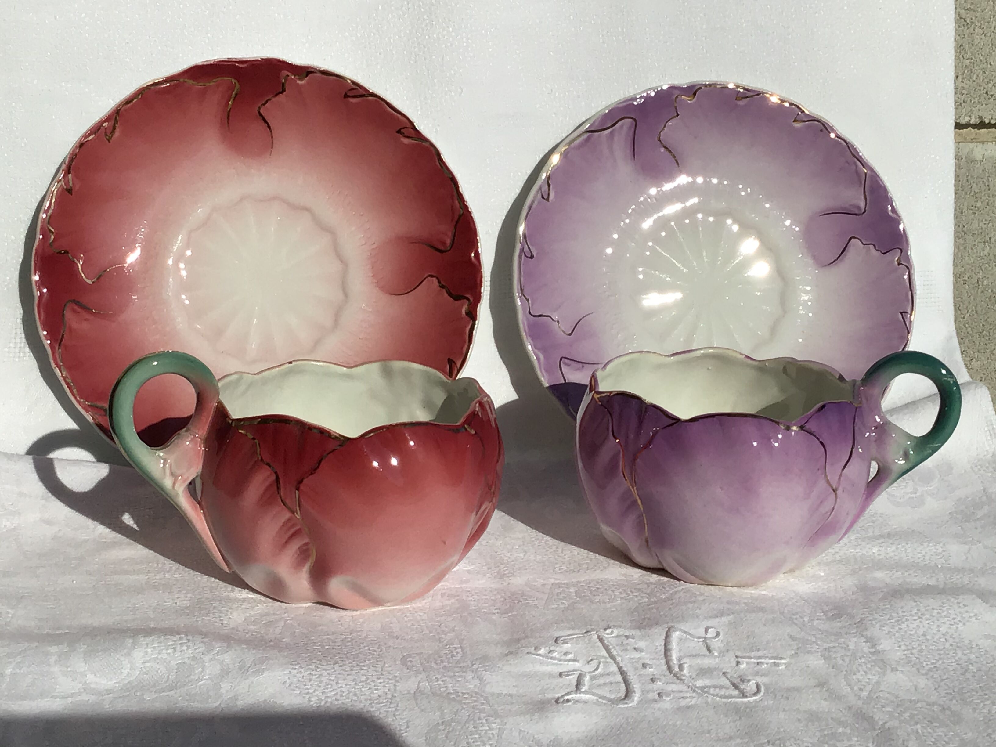 Pair lunches K&G Lunéville pink