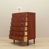Commode en teck, design danois, années 1970, production : Danemark