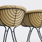 Set of 4 Pan Am dining chairs by Gastone Rinaldi for Rima Italy 1970s