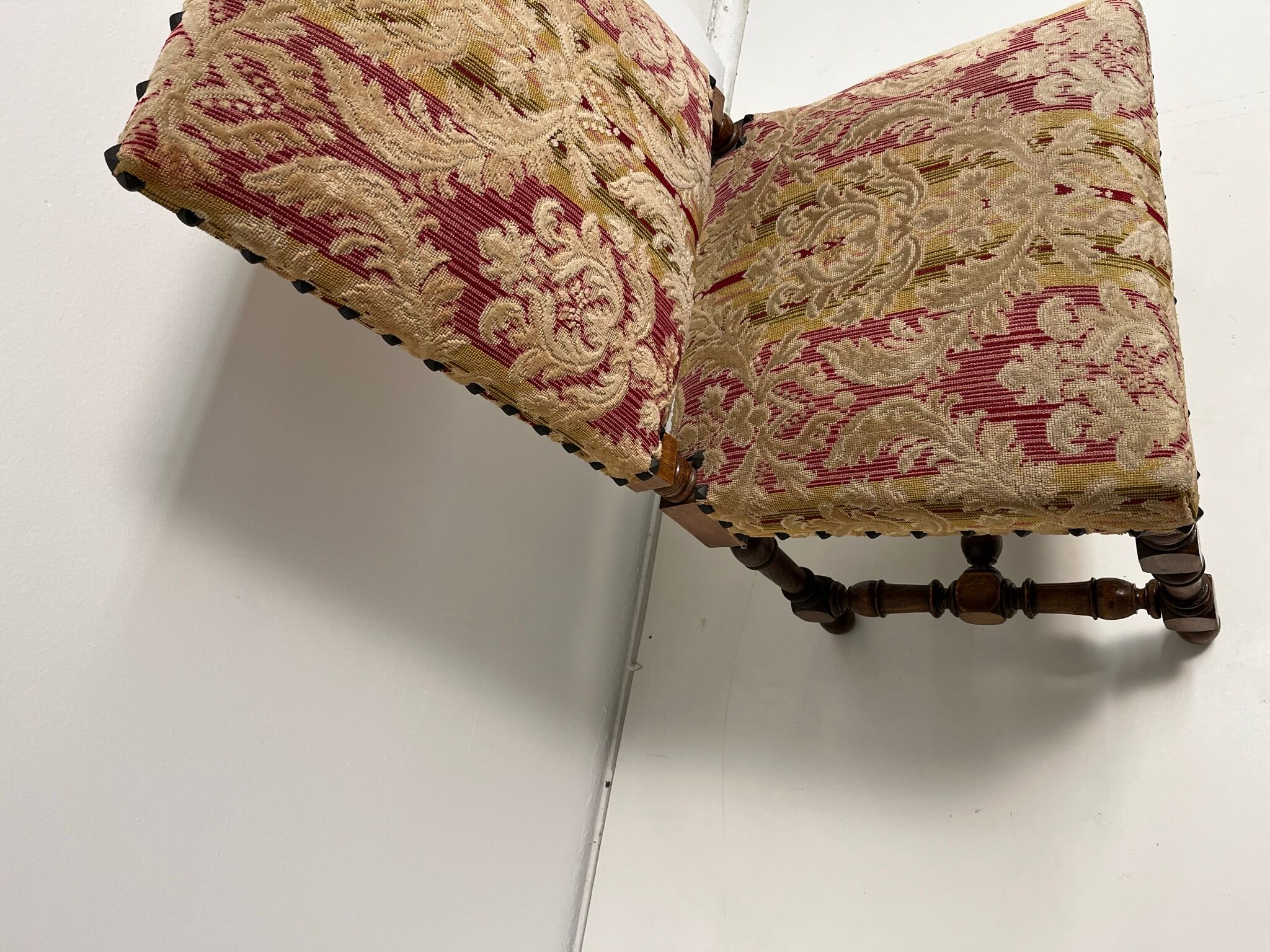 Louis XIII style walnut chair