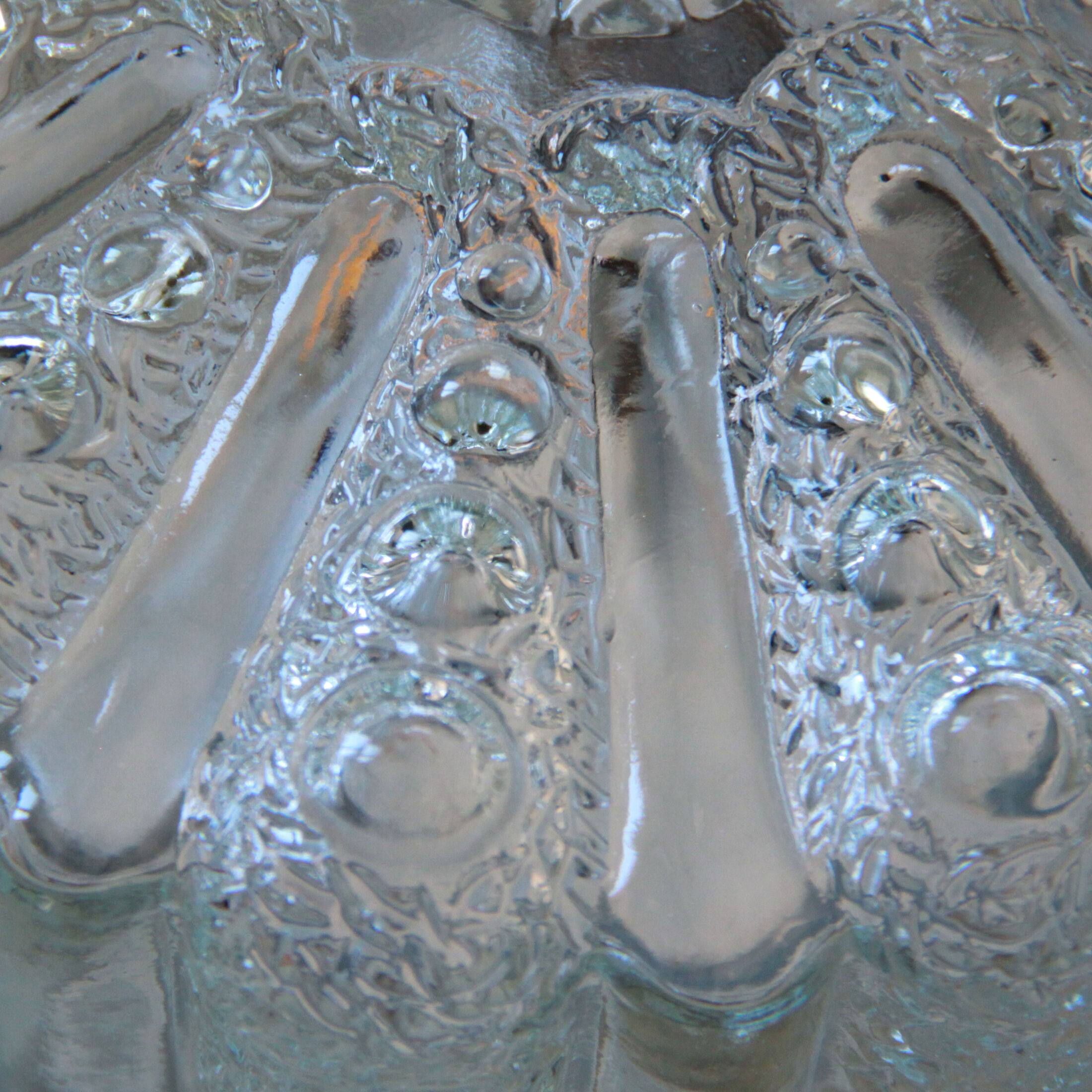 Plafonnier en verre moulé 70 80