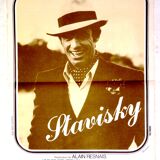 Original movie poster "stavisky" 1974 jean-paul belmondo, annie duperey...