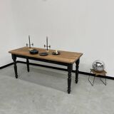 Farm table desk turned legs