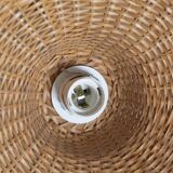 Vintage rattan wicker pendant lamp