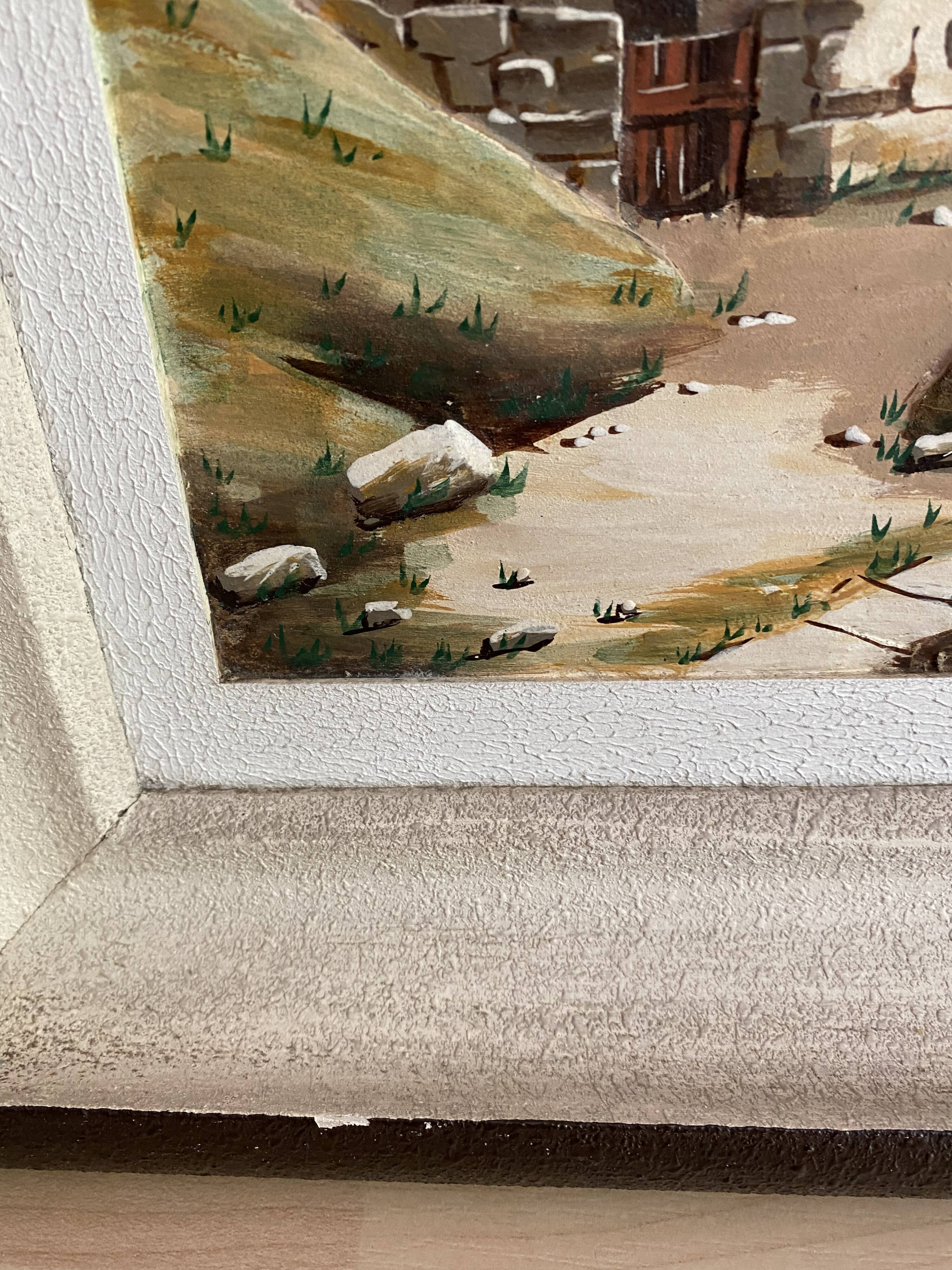 Old relief painting raugel