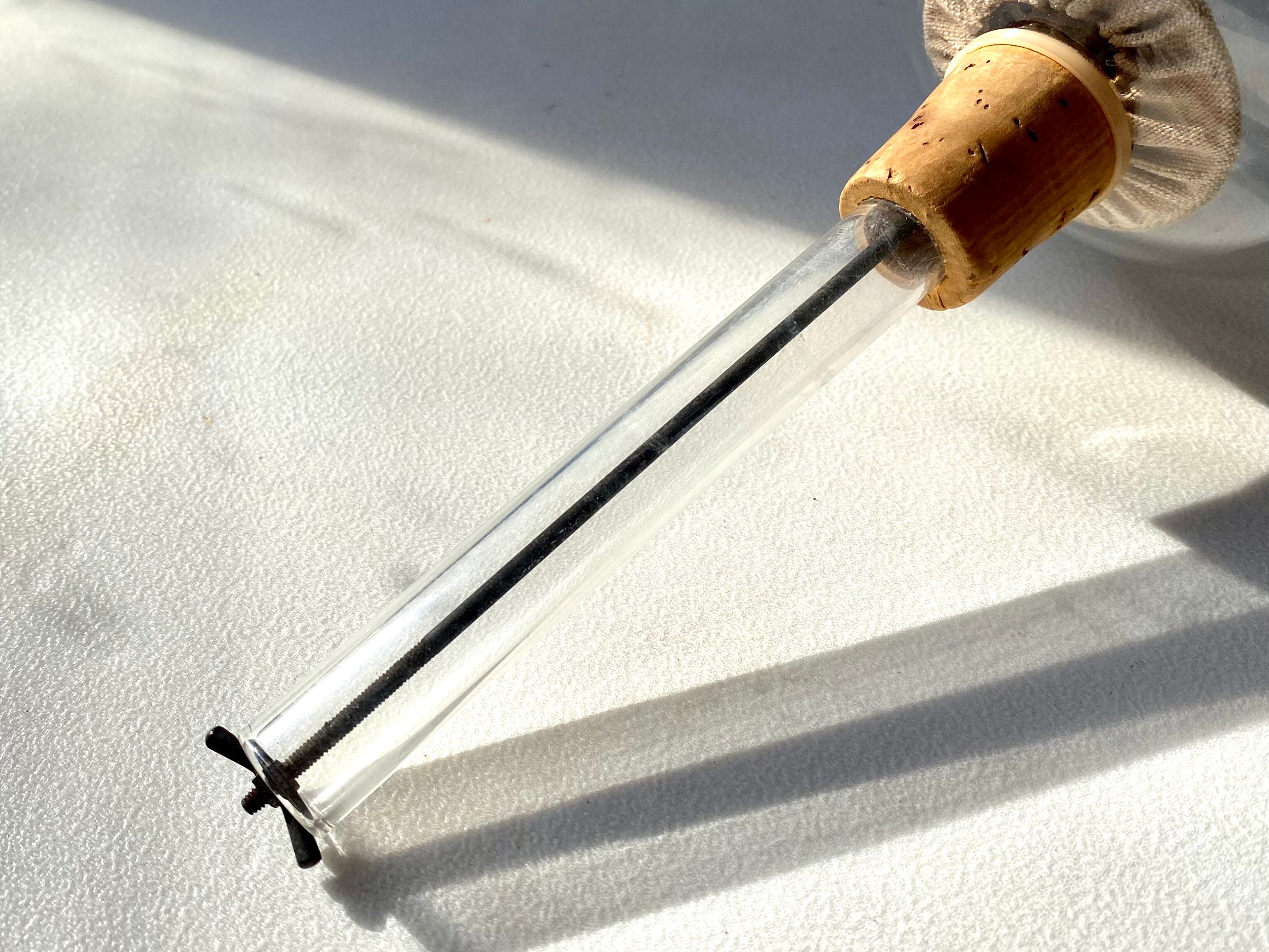 Hellem France vacuum coffee maker 8 cups vintage Pyrex glass 70s