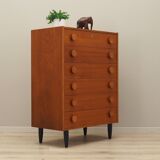 Commode en teck, design danois, années 1960, production : Danemark