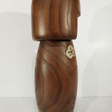 Kokeshi usaburo workshops 1970-80 Japan - plum blossom decoration