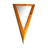 Triangular mirror 80s vintage 57x95cm