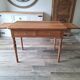 Vintage solid wood desk with extensions.