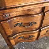 Louis XV donkey back desk in oak