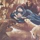 Illustration the nativity The birth of Jesus