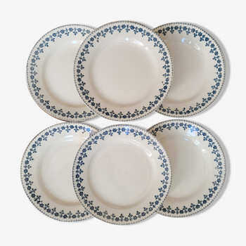 Set 6 assiettes Terre de Fer Barbeaux