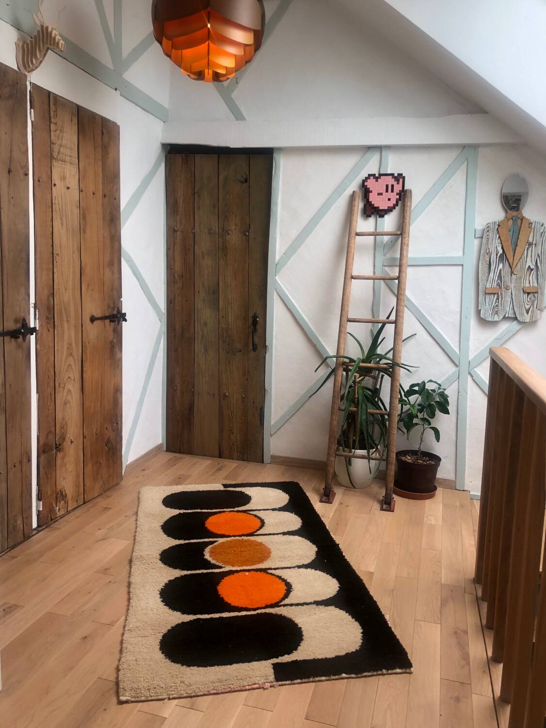 Space age vintage rug