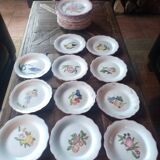 Ceramic plates. 70s/80s Work inspired by the 16th and 17th centuries.