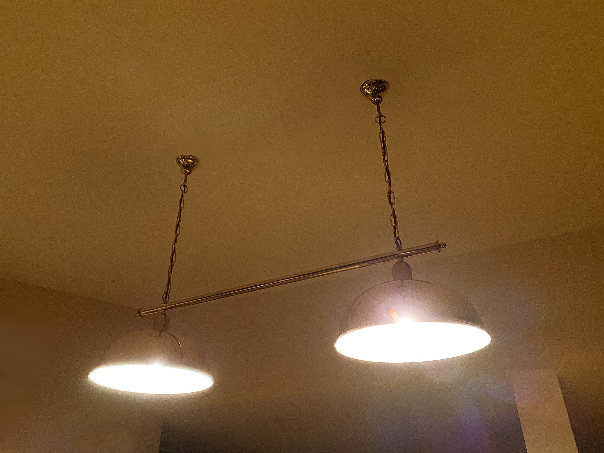 Very Large Vintage Pendant Light