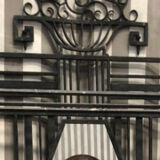 Art Deco wrought iron vestiary