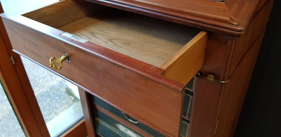 Meuble de rangement, cartonnier en acajou