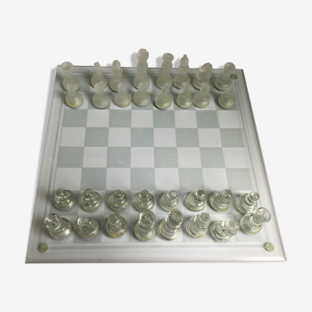 Glass chess game