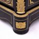 Antique boulle chest of drawers from the mid-19th century, France.