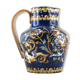 Ancien pichet/broc faïence de gien, renaissance, french ceramic/limoges/putti