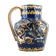 Ancien pichet/broc faïence de gien, renaissance, french ceramic/limoges/putti