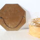 Octagonal bevelled wall mirror