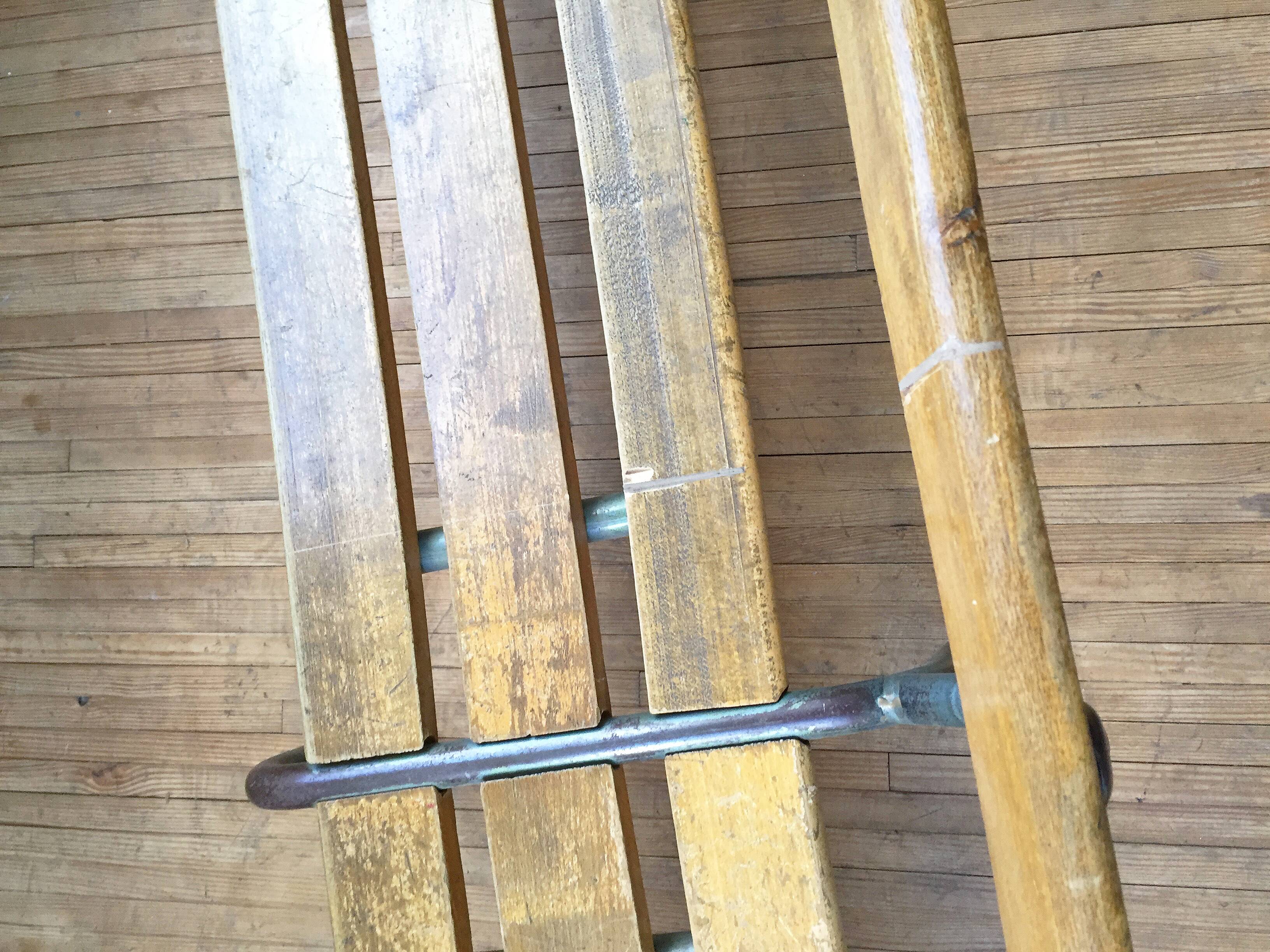 Bench school vintage 2 m